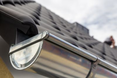 Galvanized Gutter Installation detail