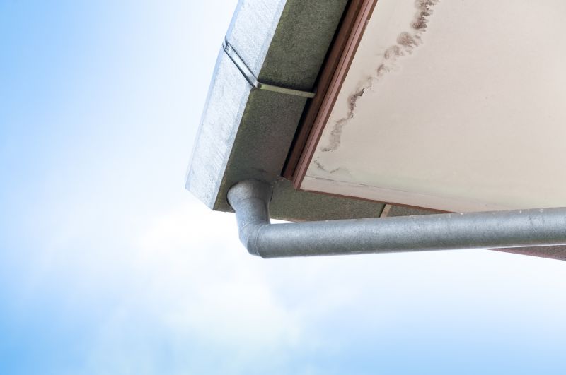 Galvanized Gutter Installation detail